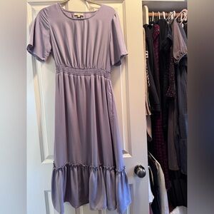 Polagram Lavender Midi Dress